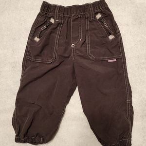 Timberland brown lightweight pull on pants